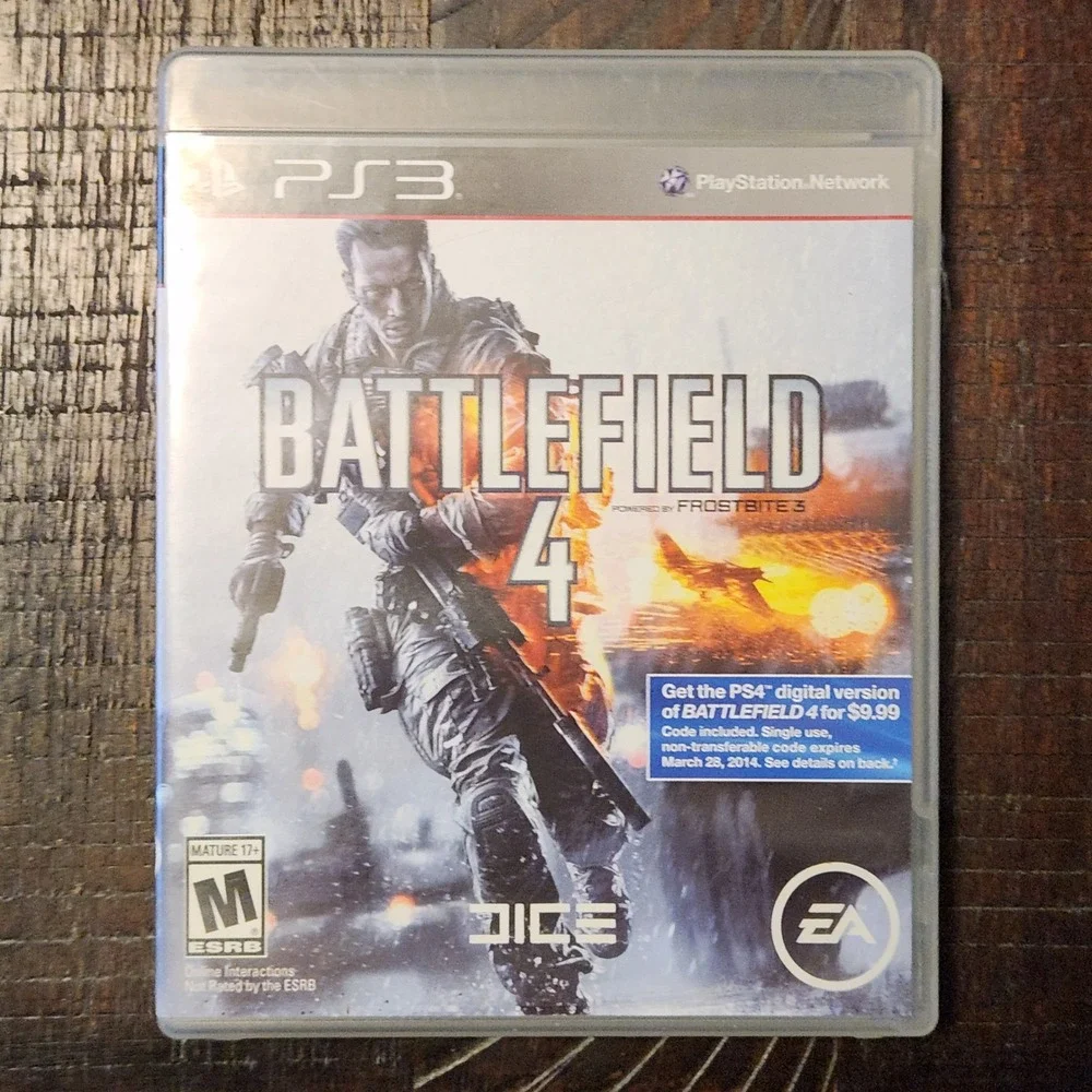 Battlefield 4‎ PS3 Game Playstation 3 Complete Action Shooter Video Game